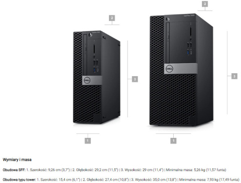 Komputer poleasingowy Dell Optiplex 5060 SFF i5-8500 16GB RAM 512GB SSD Windows 11 Pro Komputer poleasingowy Dell Optiplex 5060 SFF i5-8500 16GB RAM 512GB SSD Windows 11 Pro