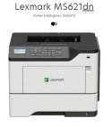 Drukarka laserowa mono Lexmark MS621 Duplex Sieć TONER NISKI PRZEBIEG