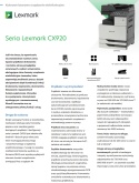 Drukarka wielofunkcyjna laserowa kolor Lexmark CX921 A3 DADF DUPLEX KLASA A FULL TONERY