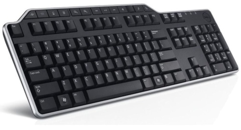 Klawiatura membranowa Dell KB522 czarna USB z hubem