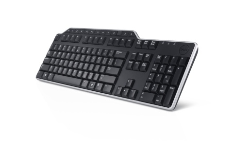 Klawiatura membranowa Dell KB522 czarna USB z hubem