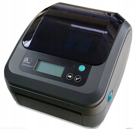 Zebra GX420d Drukarka Etykiet Termiczna 203 dpi USB RJ-45 sieć Kurier Magazyn