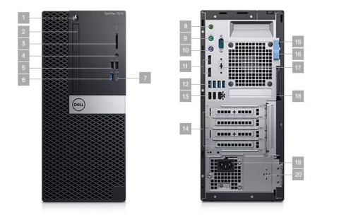 Dell Optiplex 7070 MiniTower i5-8500 16GB 512GB WIN11 PRO REFURB BOX